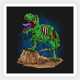 Zombie Dinosaur Sticker